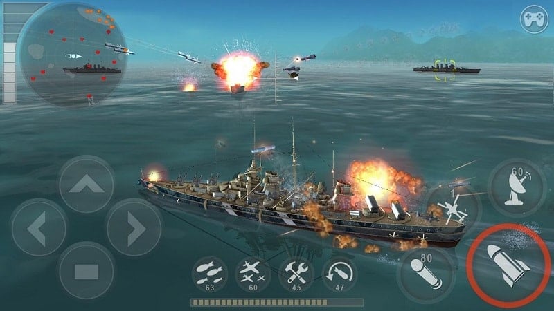 Warship Battle 3.8.7 (Unlimited money)