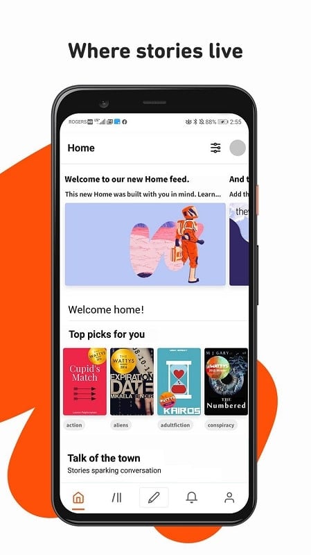 Wattpad 10.88.1 (Premium Unlocked)