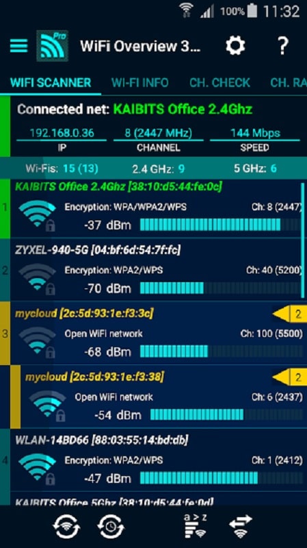 WiFi Overview 360 Pro 4.70.02 (N/A)