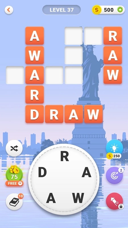 Word Search-Crossword puzzle 2.1 (Free Powerups)