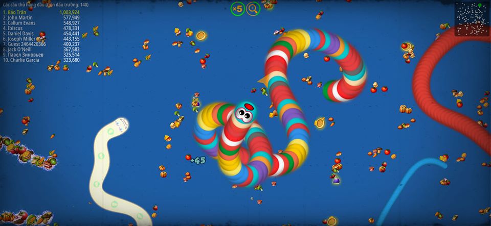 Worms Zone .io 6.4.0 (Menu, Unlimited money/Unlocked/Max level)