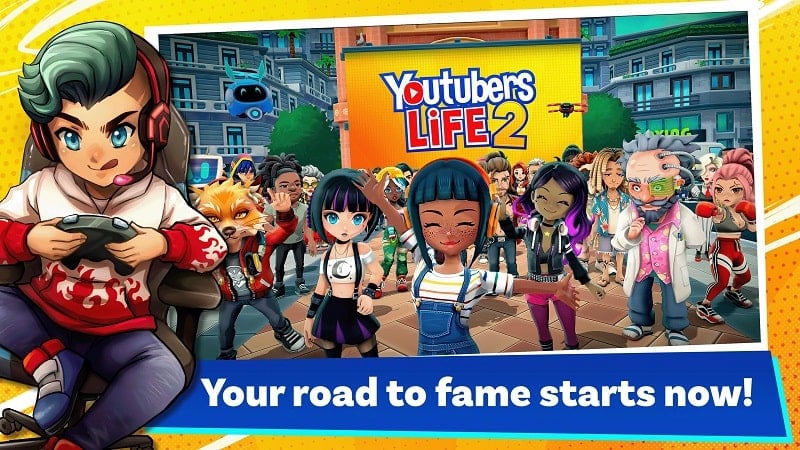 Youtubers Life 2 1.3.5 (Unlimited money)