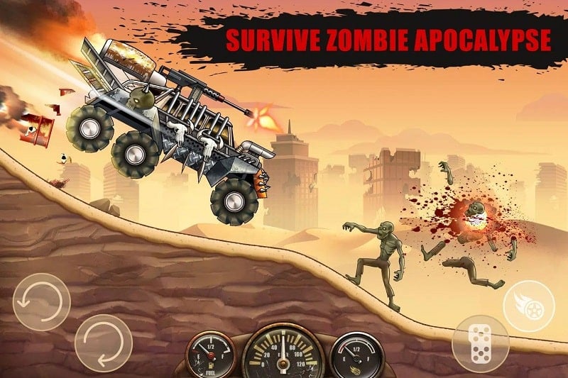 Zombie Hill Racing 2.3.2 (Menu/Unlimited money)