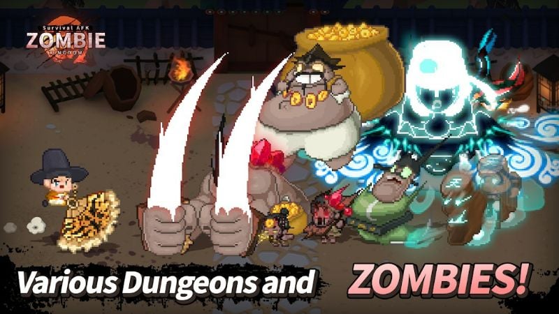 ZOMBIE Kingdom: Survival AFK 4.8.2 (Menu, Unlimited money/Damage/Defense multiplier/God mode)