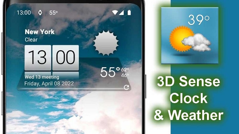 3D Sense Clock & Weather 7.15.1 (Premium Unlocked)