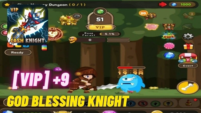 +9 God Blessing Cash Knight 2.51 (Unlimited money)