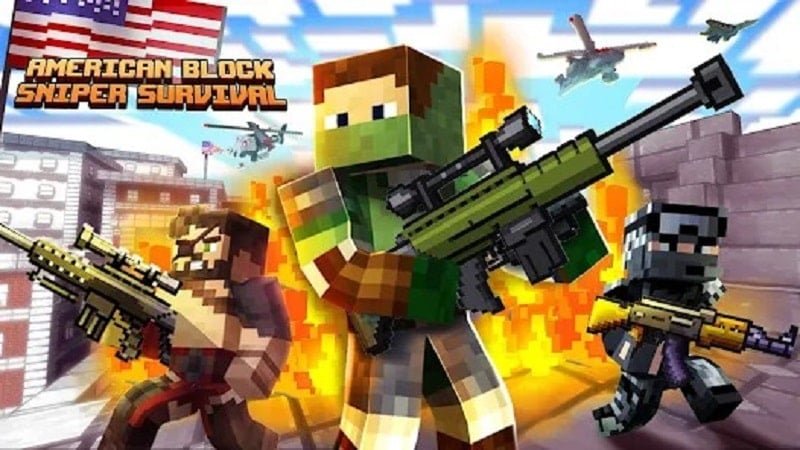 American Block Sniper Survival 1.138 (Unlimited Money)