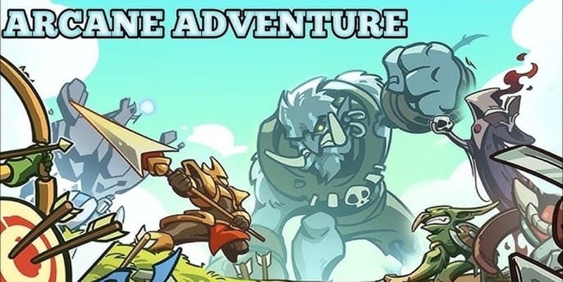 Arcane Adventure: Hero RPG War 1.1.7 (Menu/Damage, Defense Multiplier)