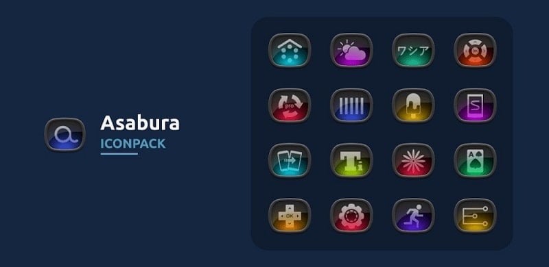 Asabura icon pack 1.6.8 (N/A)