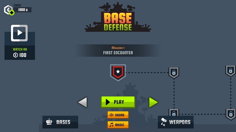 Base Defense 1.0.9 (Unlimited money)