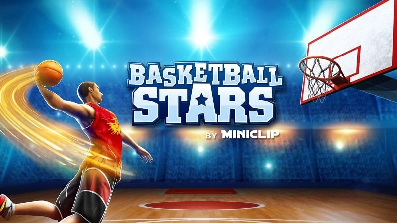 Basketball Stars 1.49.5 (Auto Perfect, Backboard, Lucky Ball/Stupid AI)