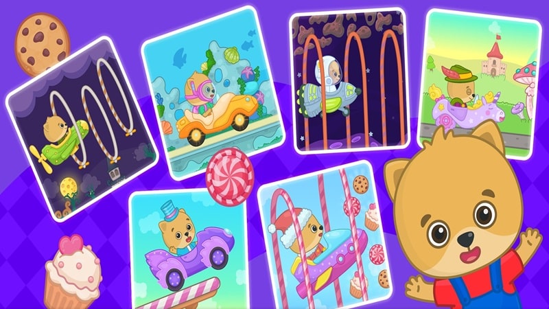 Bimi Boo Car Games for Kids 2.22 (Unlocked all)