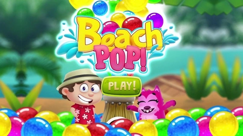 Bubble Shooter: Beach Pop Game 4.4 (Menu/Unlimited Live, Coins)