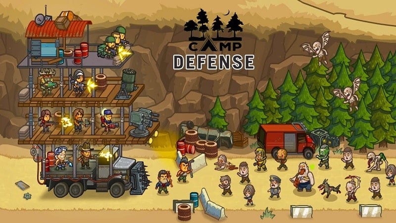 Camp Defense 1.0.802 (Unlimited money)