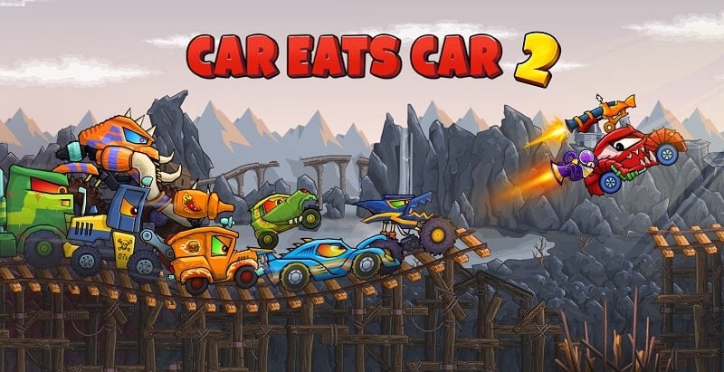 Car Eats Car 2 2.3 (Unlimited fuel, resources in craft)