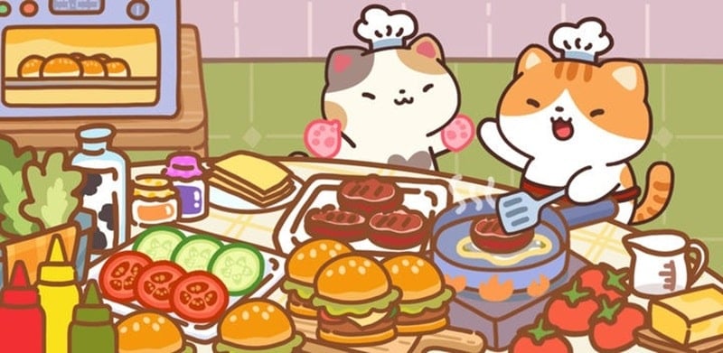 Cat cooking bar 1.20.93 (Menu/Unlimited Diamonds/Speed customer)