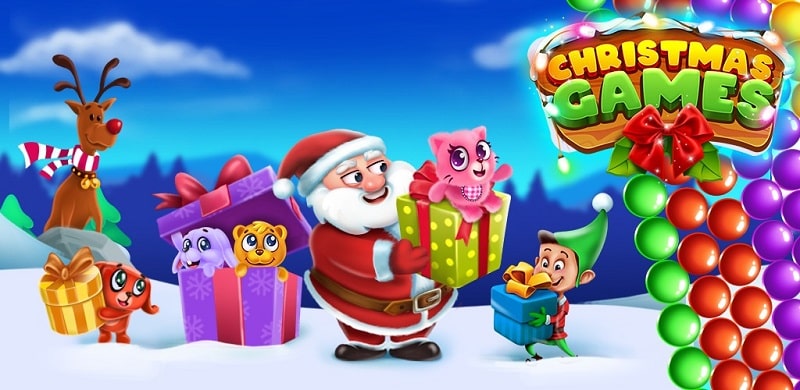 Christmas Games-Bubble Shooter 7.1 (Menu/Unlimited money/Lives)