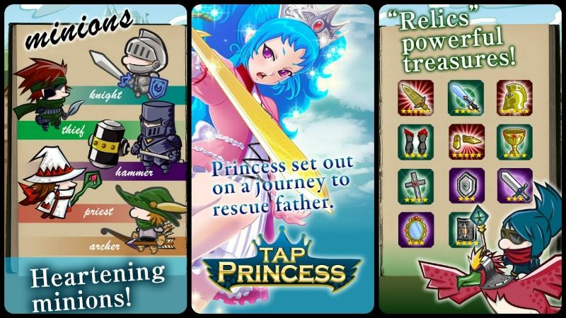 Clicker RPG Tap Princess 1.7 (Unlimited money)