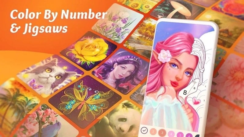 Color by Number Coloring Games 5.0.6 (Unlimited hints)