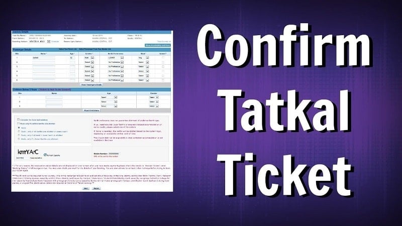 Confirm Tatkal Ticket Booking 24.11.10 (Gold Unlocked)