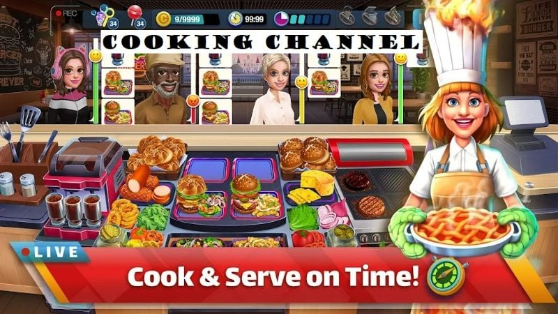 Cooking Channel 4.6 (Unlimited Money)