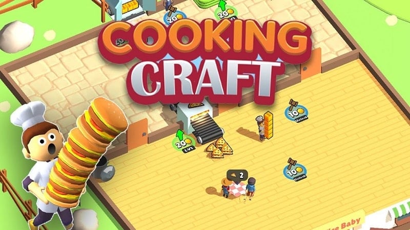 Cooking Craft 2.14 (UNLOCK ALL SKIN)