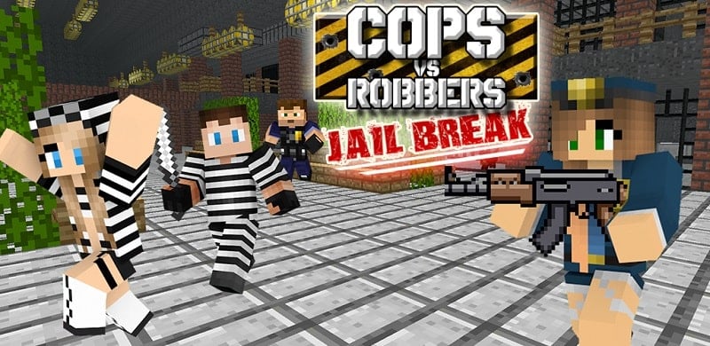 Cops Vs Robbers 1.146 (Unlimited money/God mode, dumb enemy)