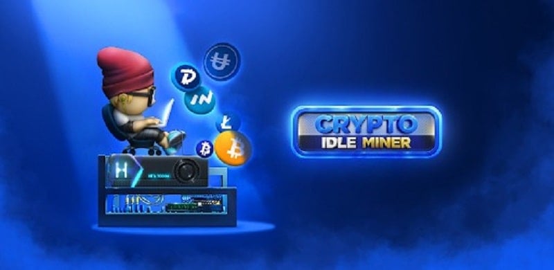 Crypto Idle Miner 1.43.0 (Menu, Free upgrade)