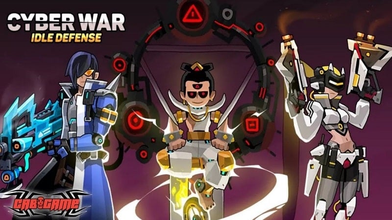 Cyber War: Idle Defense heroes 3.0.6 (Menu, God mode/Onehit/Max VIP)