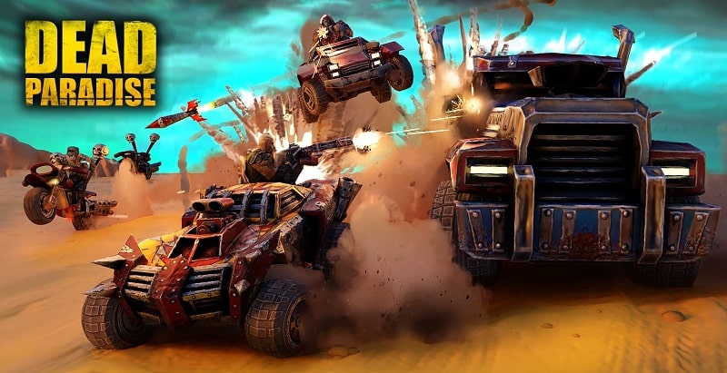 Dead Paradise Car Race Shooter 2.4 (Unlimited money)