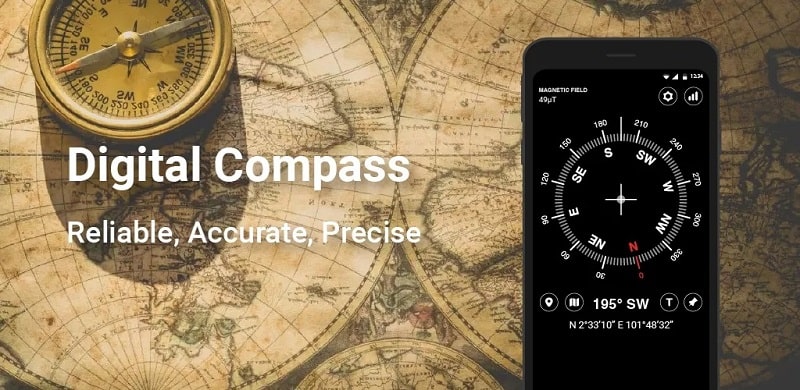 Digital Compass 10.5 (Pro Unlocked)