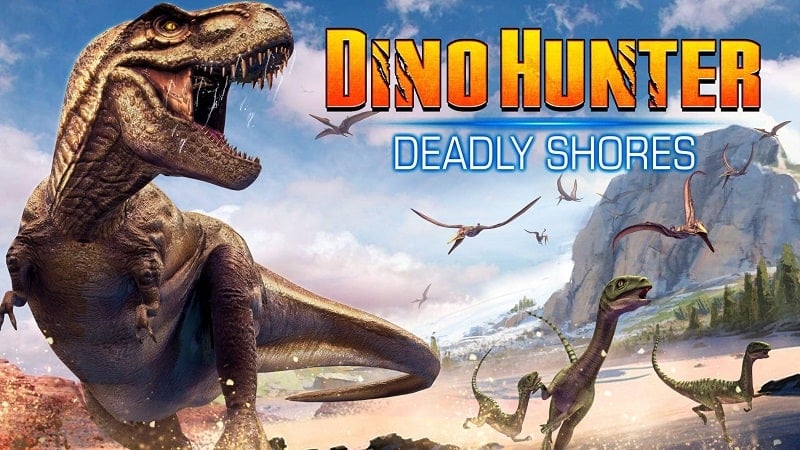 DINO HUNTER: DEADLY SHORES 4.0.0 (Unlimited money)