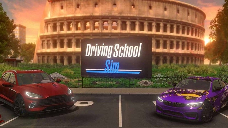 Driving School Sim 13.4 (Unlimited money, unlocked cars)