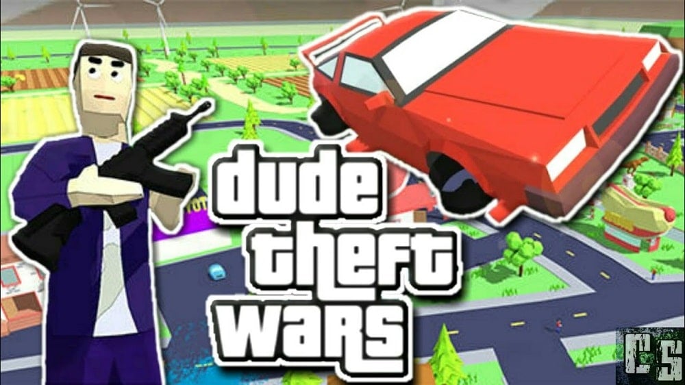 Dude Theft Wars 0.9.0.9d (Menu, Unlimited money/God mode)