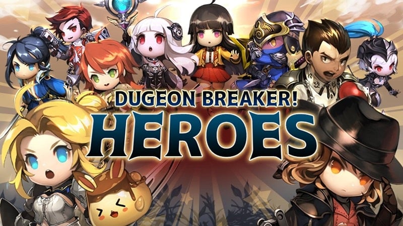 Dungeon Breaker Heroes 1.20.9 (Menu, Damage/Defense Multiplier)