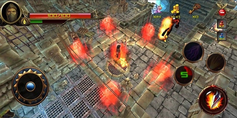 Dungeon Hunter Boss 1.1.3 (Menu, Dumb enemy)