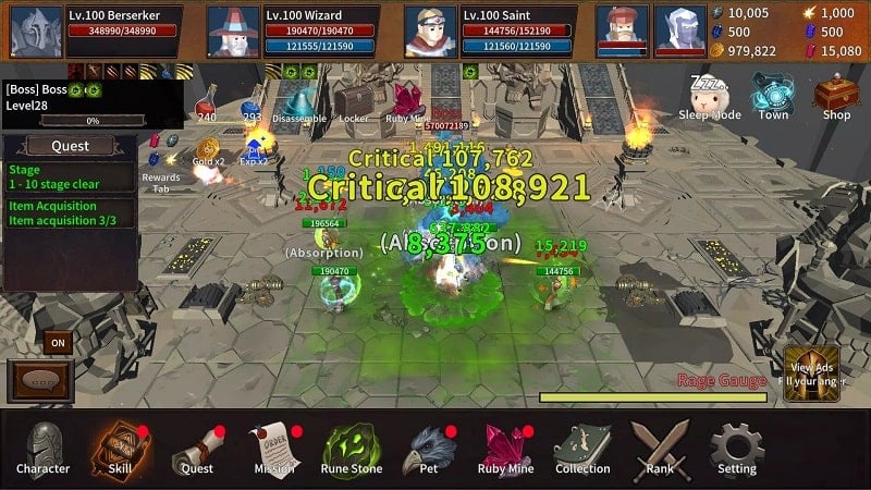 Dungeon of Infinity 2.0.10 (Menu/God mode/Damage/Defense Multiplier)