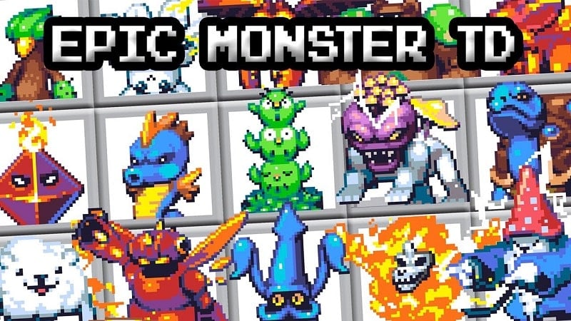 Epic Monster TD 108 (Menu, Damage/ Max attack range)