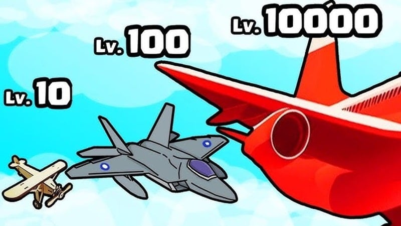 Epic Plane Evolution 1.6.1.1 (Free Rewards)