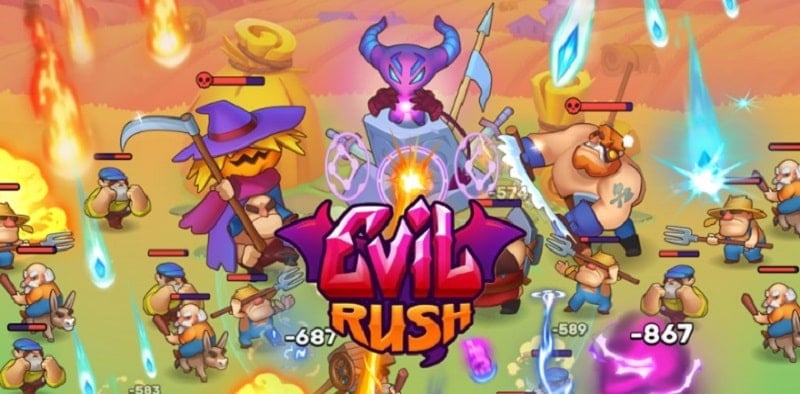 Evil Rush 1.0.5 (Menu/Unlimited Money)