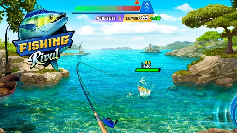 Fishing Rival 0.11.2.11524 (Menu/Instant kill)