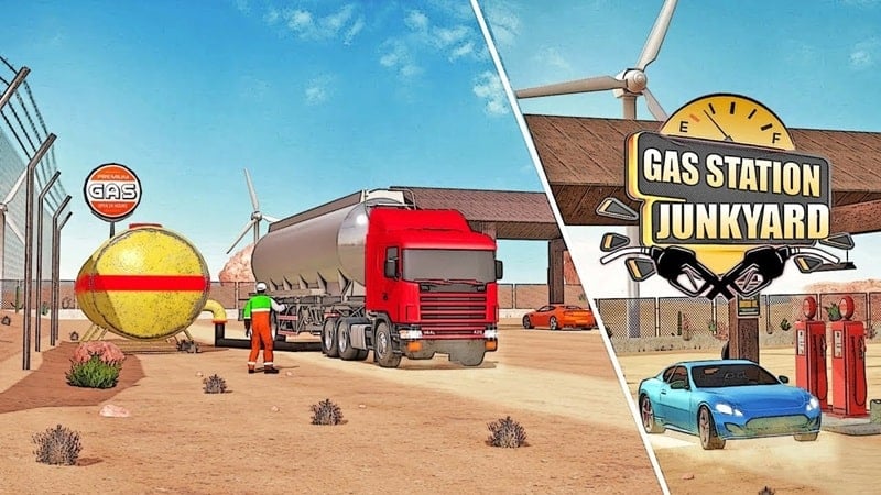 Gas Station Junkyard Simulator 10.0.70 (Unlimited Money)