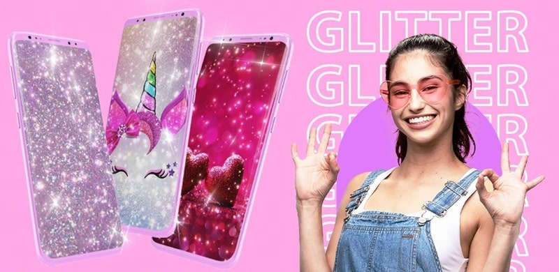 Glitter Live Wallpaper Glitzy 3.0.45 (Unlocked Pro)