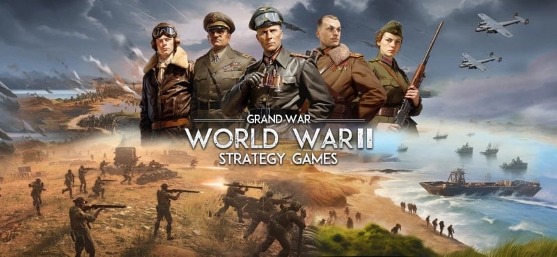 Grand War: WW2 Strategy Games 229 (Menu/Unlimited Currency)