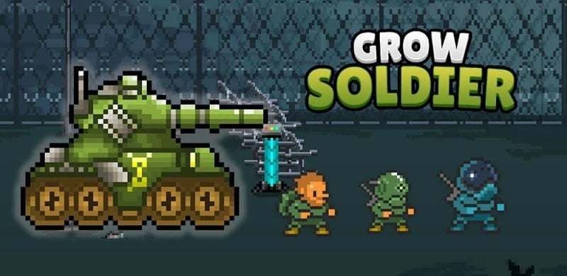 Grow Soldier 4.6.6 (Unlimited money/God mode/Max level)