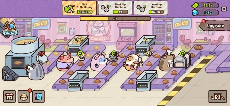 Hamster cookie Factory 1.19.11 (Unlimited money)