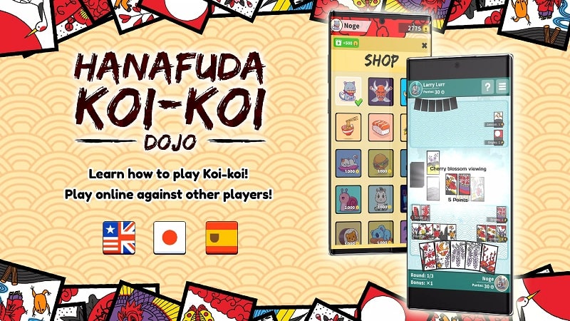 Hanafuda Koi-koi Dojo 1.5.4 (Unlimited Gold)