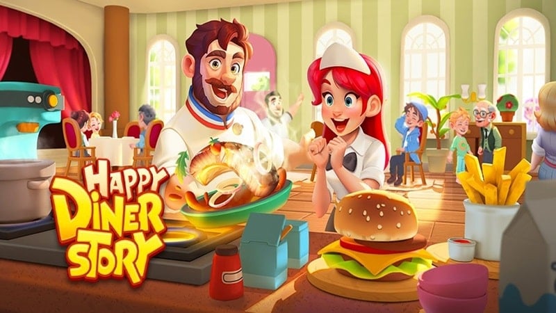 Happy Diner Story 1.0.49 (Unlimited Diamonds)