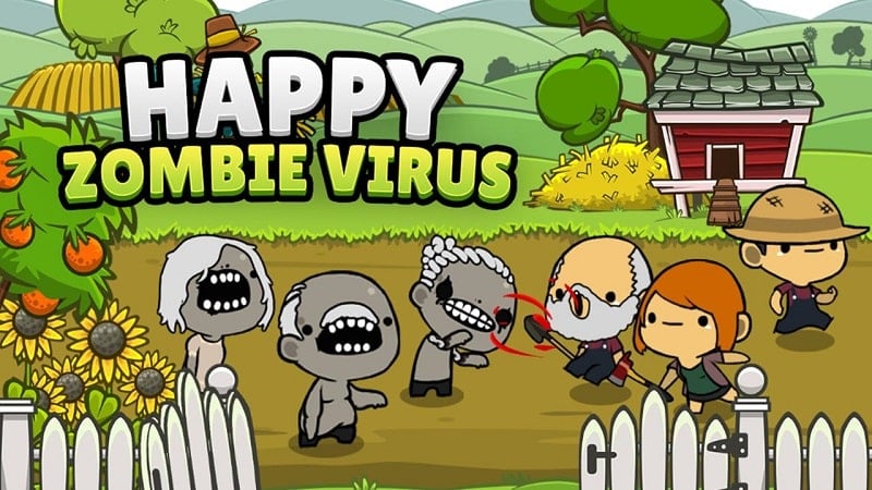 Happy Zombie Virus 1.23 (Unlimited money, stones)