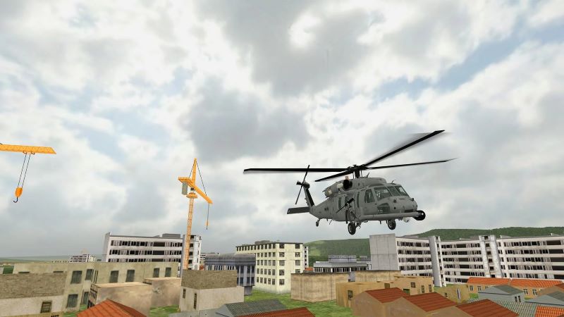 Helicopter Sim Flight Simulato 1.99 (Unlocked Helicopter/Levels)